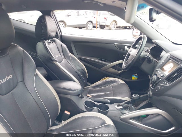 Hyundai Veloster Turbo W/black 2014 KMHTC6AE6EU199844 Image 5