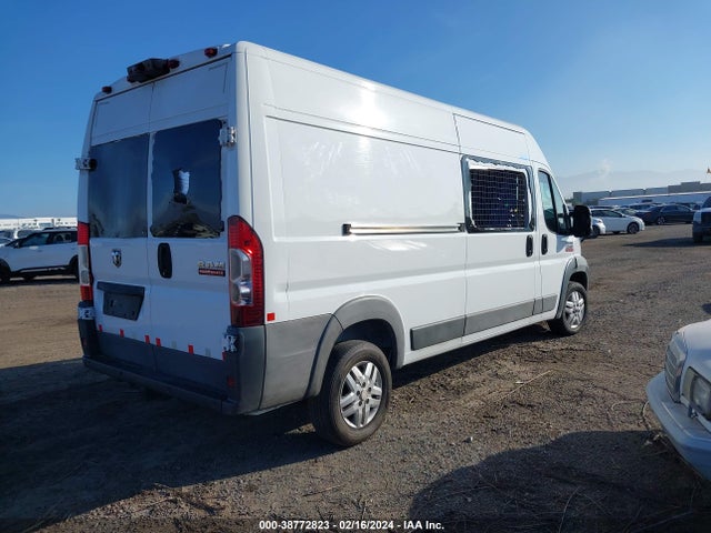 2018 Ram Promaster 2500 High Roof 159 Wb მანქანა იყიდება აუქციონზე, vin: 3C6TRVDG0JE111719, აუქციონის ნომერი: 38772823