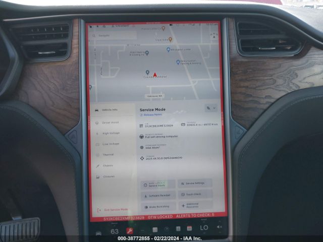 5YJXCBE2XMF323829 Tesla Model X Long Range Dual Motor All-wheel Drive/long Range Plus Dual Motor All-wheel Drive