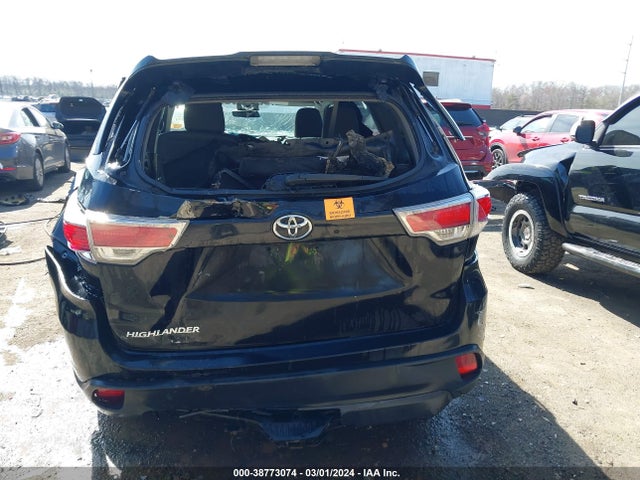 Toyota Highlander Xle V6 2014 5TDJKRFHXES050151 Image 16