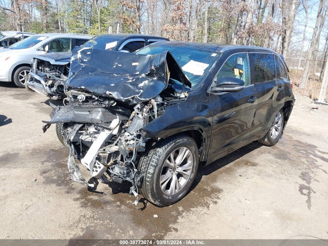 Toyota Highlander Xle V6 2014 5TDJKRFHXES050151 Image 2