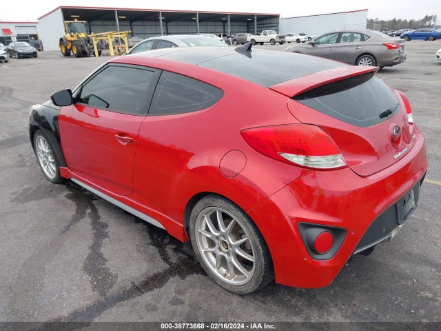 2013 HYUNDAI VELOSTER TURBO W/BLACK VIN: KMHTC6AE7DU100835