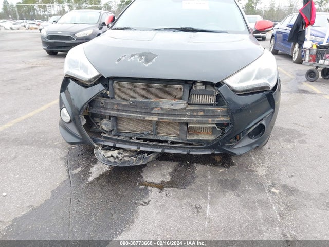 2013 HYUNDAI VELOSTER TURBO W/BLACK VIN: KMHTC6AE7DU100835