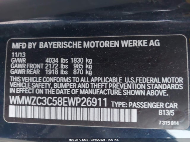 2014 MINI COUNTRYMAN WMWZC3C58EWP26911 Photo 8