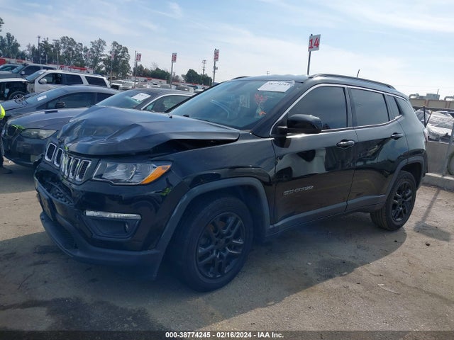 2018 JEEP COMPASS LATITUDE FWD VIN: 3C4NJCBB9JT227663