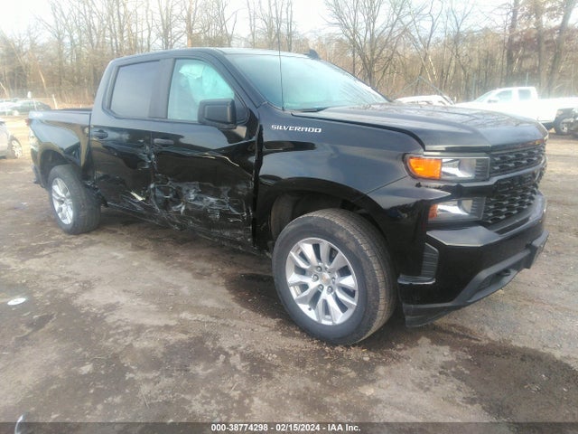 Chevrolet Silverado 1500 4wd  Short Bed Custom 2021 3GCPYBEKXMG338648 Image 1