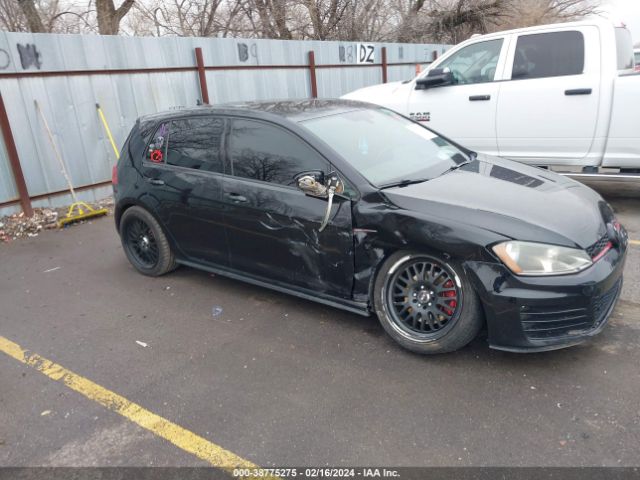 Aukcja sprzedaży 2015 Volkswagen Golf Gti 2.0t Se 4-door, vin: 3VW5T7AU4FM001713, numer aukcji: 38775275