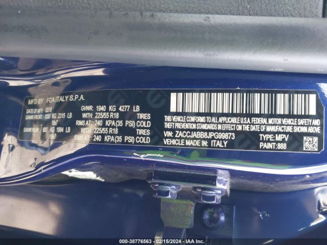 ZACCJABB8JPG99873 Jeep Renegade Altitude Fwd