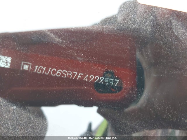 Chevrolet Sonic Lt Auto 2014 1G1JC6SB7E4228597 Image 9