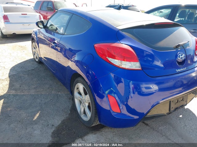 2014 HYUNDAI VELOSTER BASE W/BLACK VIN: KMHTC6AD8EU200130