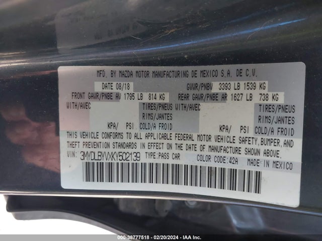 Toyota YARIS LE 2019 3MYDLBYVXKY502139 Image 9