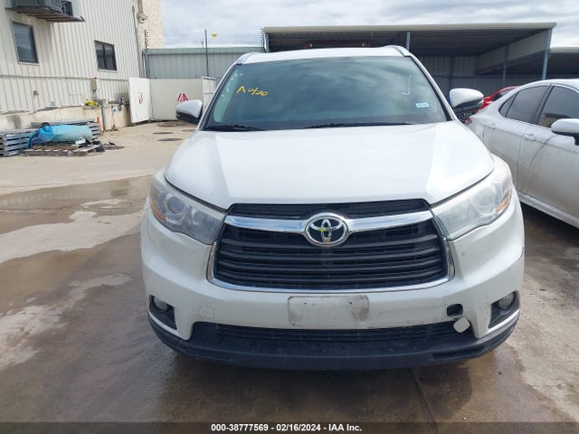 Toyota Highlander Xle V6 2016 5TDKKRFH4GS167473 Image 12