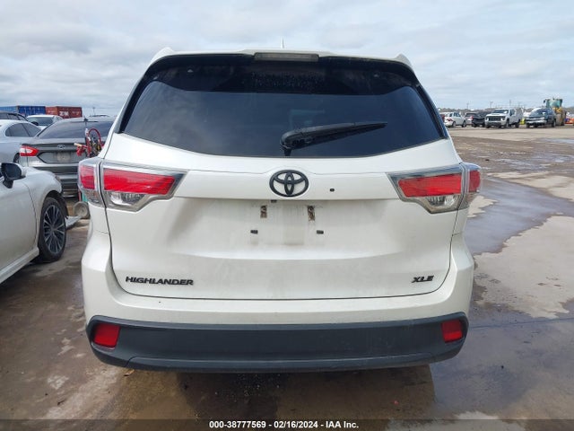 Toyota Highlander Xle V6 2016 5TDKKRFH4GS167473 Image 16