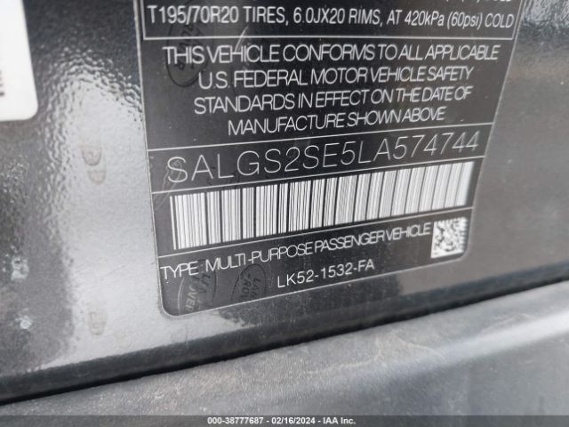 SALGS2SE5LA574744 Land Rover Range Rover P525 Hse