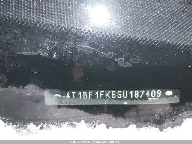 Toyota CAMRY SE 2016 4T1BF1FK6GU187409 Image 9