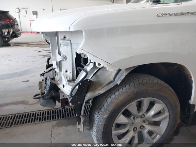 2022 CHEVROLET SILVERADO 1500 4WD SHORT BED CUSTOM VIN: 1GCPDBEK6NZ596887