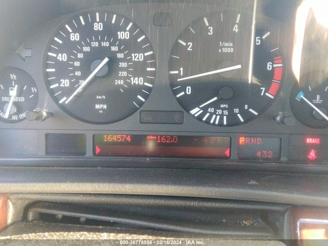 Продаж на аукціоні авто 2001 Bmw 740il, vin: WBAGH83491DP33823, номер лоту: 38778556