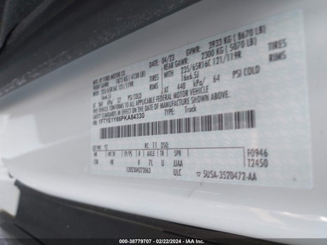 Ford Transit-150 2023 1FTYE1Y86PKA84330 Image 9