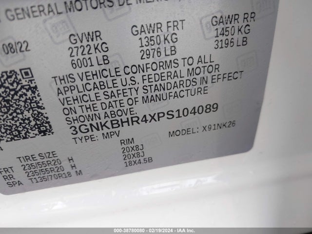 Chevrolet Blazer Awd 2lt 2023 3GNKBHR4XPS104089 Image 9