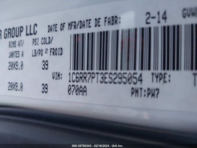 1C6RR7PT3ES295054 RAM 1500 Longhorn