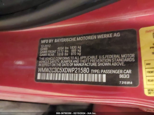 2013 MINI COUNTRYMAN WMWZC3C5XDWP21580 Photo 8