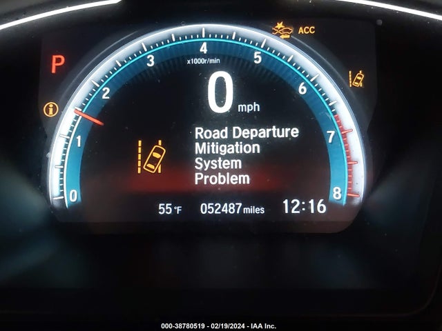 Honda Civic Lx 2019 2HGFC2F65KH573114 Image 7