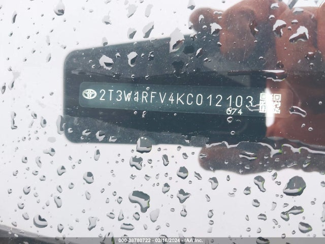 Toyota Rav4 Xle 2019 2T3W1RFV4KC012103 Image 9