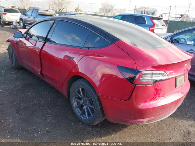 Tesla Model 3 Long Range Dual Motor All-wheel Drive 2022 5YJ3E1EB0NF337467 Image 3