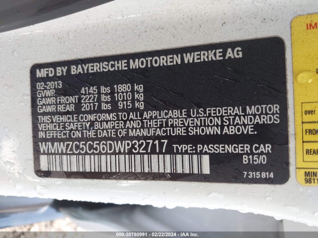 2013 MINI COUNTRYMAN WMWZC5C56DWP32717 Photo 8