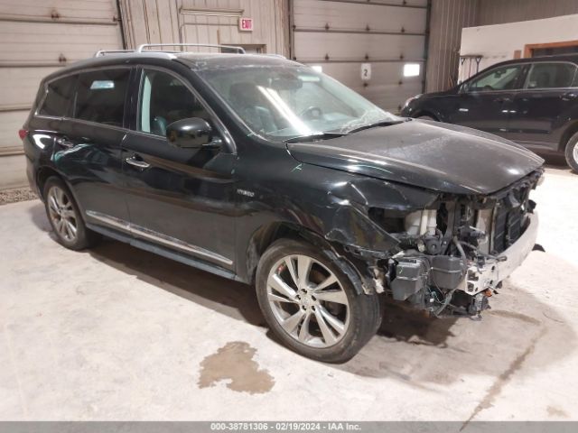 Aukcja sprzedaży 2014 Infiniti Qx60 Hybrid, vin: 5N1CL0MM4EC525033, numer aukcji: 38781306