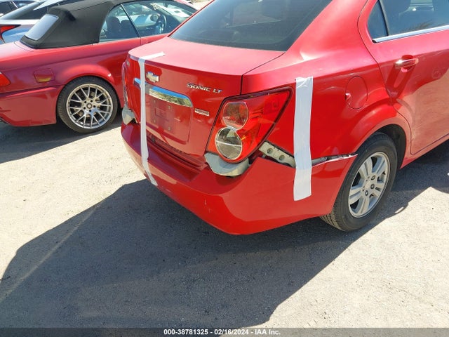 Chevrolet Sonic Lt Auto 2014 1G1JC5SB1E4132944 Image 6