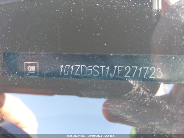 Chevrolet MALIBU LT 2018 1G1ZD5ST1JF271723 Image 9