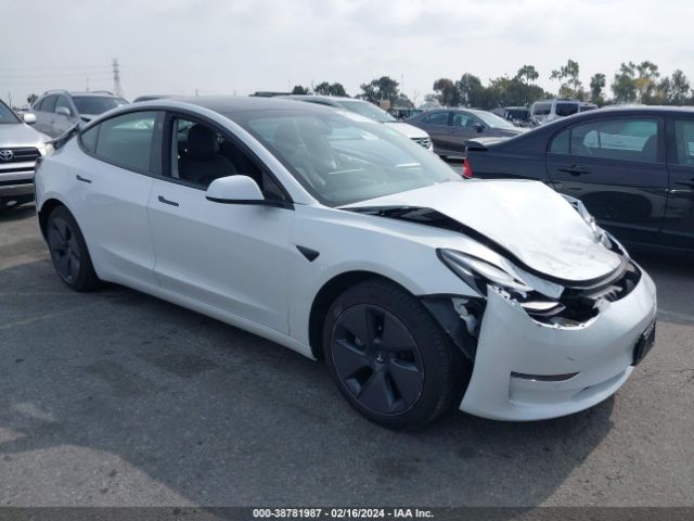 38781987 :رقم المزاد ، 5YJ3E1EA4MF977140 vin ، 2021 Tesla Model 3 Standard Range Plus Rear-wheel Drive مزاد بيع