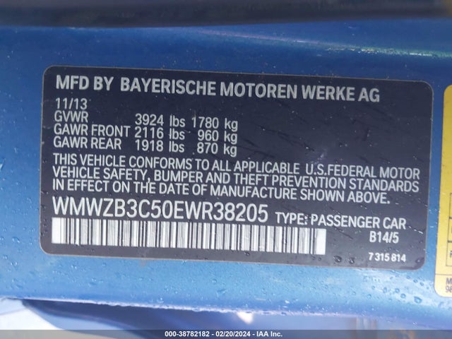 2014 MINI COUNTRYMAN WMWZB3C50EWR38205 Photo 8