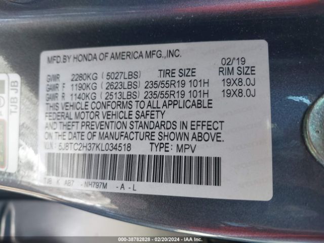 5J8TC2H37KL034518 Acura Rdx Base (a10)