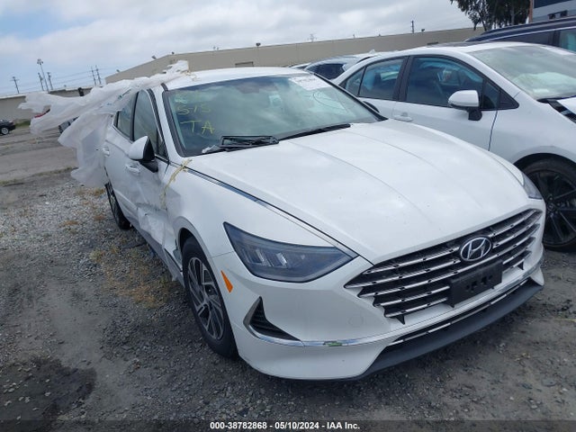 Hyundai Sonata Blue 2021 KMHL24JJ3MA029512 Image 1