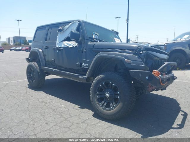 Auction sale of the 2020 Jeep Wrangler Unlimited Sahara 4x4, vin: 1C4HJXEN3LW198264, lot number: 38782916