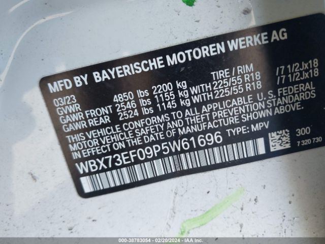 WBX73EF09P5W61696 BMW X1 Xdrive28i