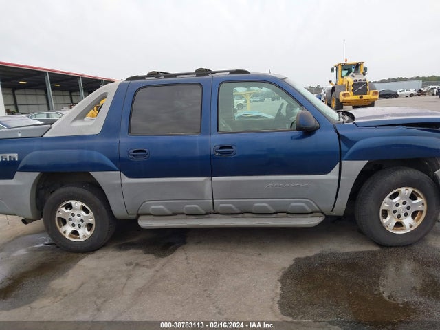 2002 CHEVROLET AVALANCHE 1500 VIN: 3GNEC13T42G210289