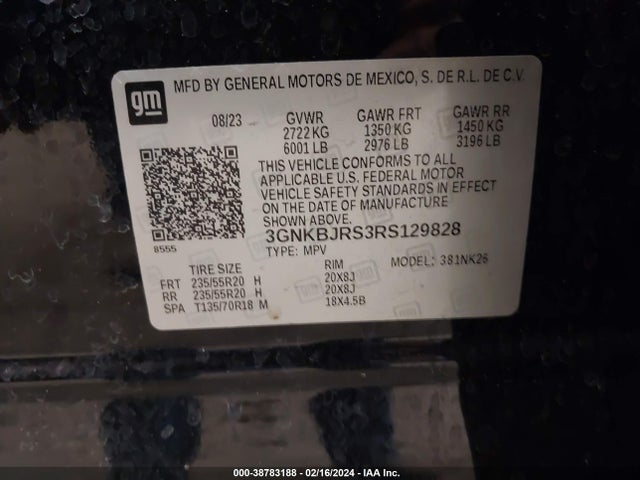 Chevrolet Blazer Awd 3lt 2024 3GNKBJRS3RS129828 Image 9
