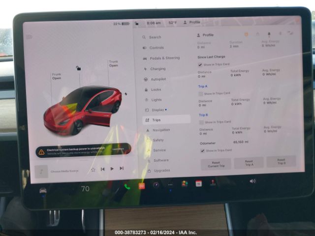 5YJ3E1EBXKF496766 Tesla Model 3 Long Range/performance