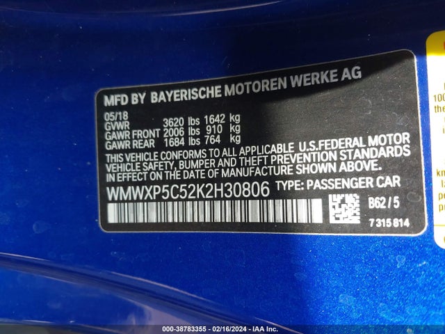 2019 MINI HARDTOP WMWXP5C52K2H30806 Photo 8