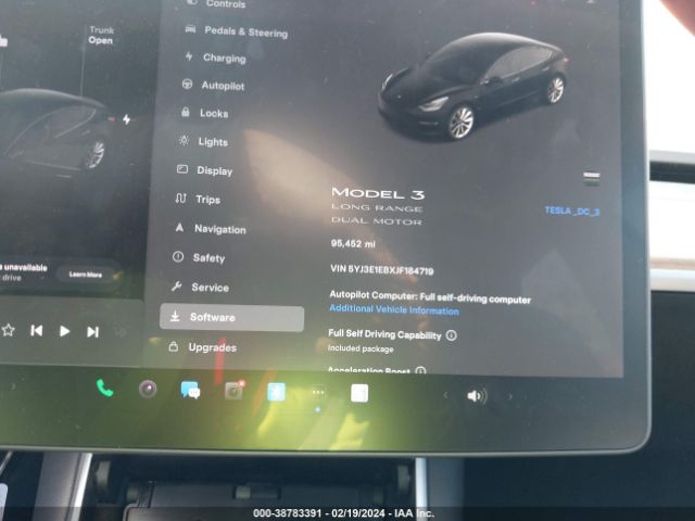 5YJ3E1EBXJF184719 Tesla Model 3 Long Range/performance