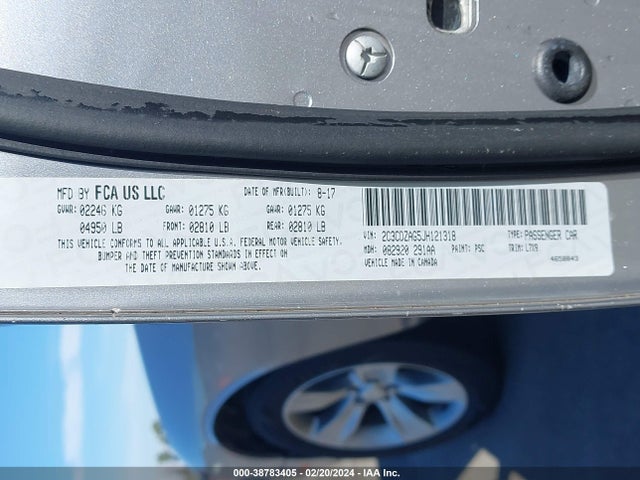 Dodge Challenger Sxt 2018 2C3CDZAG5JH121318 Image 9