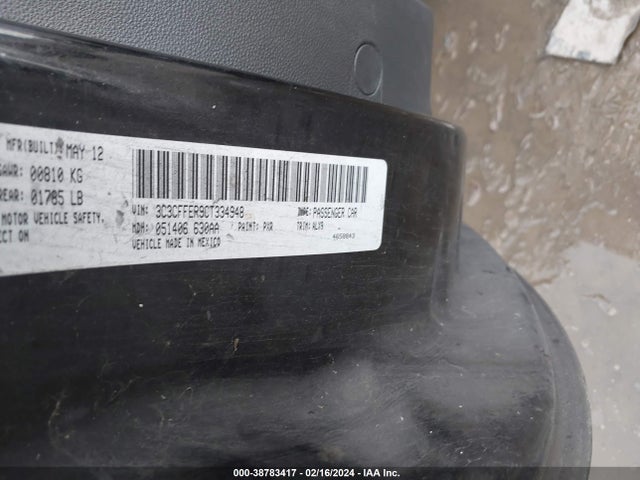 2012 FIAT 500C 3C3CFFER9CT334948 Photo 8