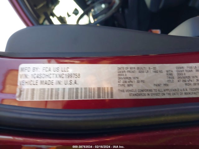 Dodge Durango R/t Plus Rwd 2022 1C4SDHCTXNC199758 Image 9