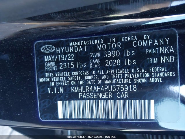 Hyundai Elantra N Line 2023 KMHLR4AF4PU375918 Image 9