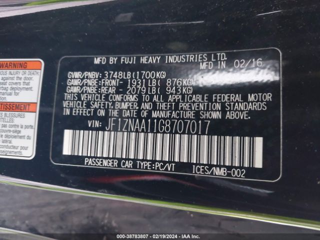 JF1ZNAA11G8707017 Scion FR-S