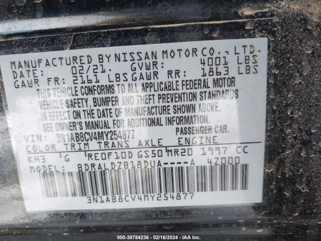 Nissan Sentra Sv Xtronic Cvt 2021 3N1AB8CV4MY254877 Image 9