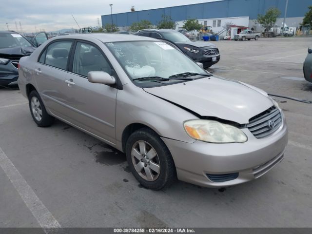 Auction sale of the 2003 Toyota Corolla Le, vin: 1NXBR38E23Z134730, lot number: 38784258